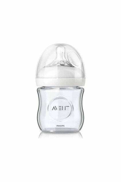 Natural Cam Biberon Yenidoğan Akışlı 120 Ml 0 Ay+