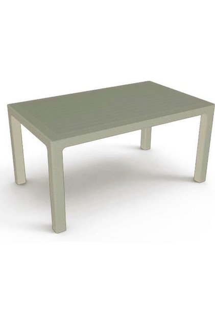 Romanoset 70x120 Rattan Plastik Bahçe Ve Balkon Masası
