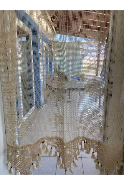 Buldan Tül Perde Bodrum El Işi Dantelli
