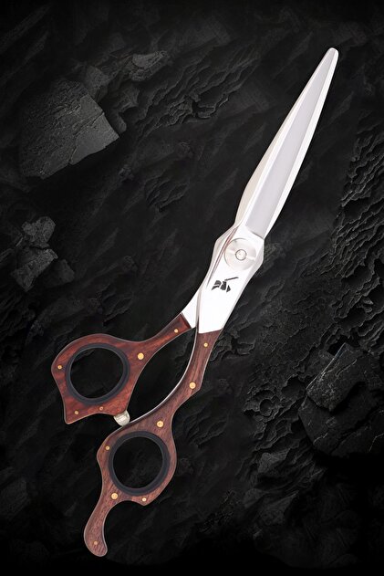 kassai MB-60 440c Japon Çeliği Ahşap Saplı Profesyonel Saç Kesim
