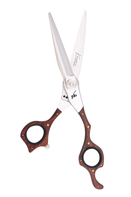 kassai MB-60 440c Japon Çeliği Ahşap Saplı Profesyonel Saç Kesim