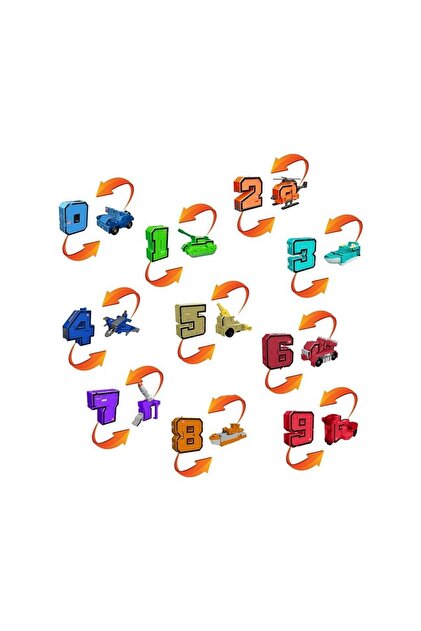 Tower Toys Pocket Morphers Dönüşebilen Numaralar 10'lu Set Hepsini