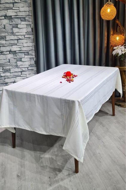 Corvver Worry-Free Tablecloth 155x220 Cream
