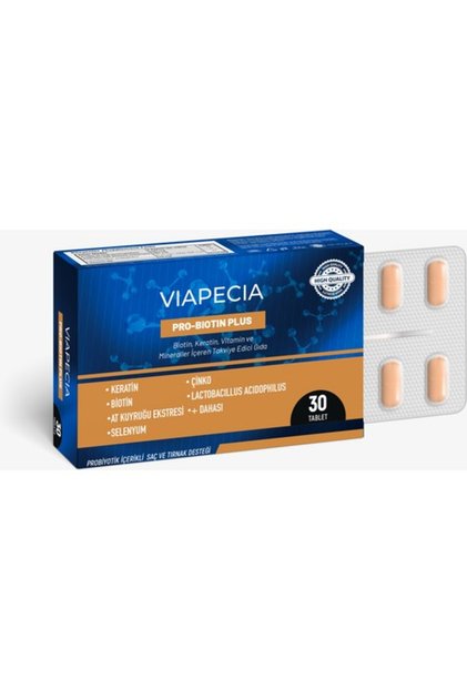 Pro-biotin Plus Biotin Keratin Vitamin Ve Mineraller Içeren Takviye Edici Gıda 30 Tablet