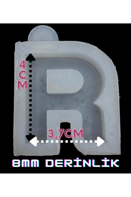 Epoxy Silicone Letter Mold, Dotted Letter, Turkish Character Silicone Mold R