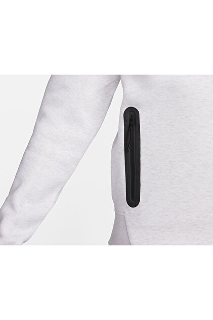 Nike Erkek Günlük Ceket M Nk Tch Flc Fz Wr Hoodıe FB7921-051 Gri