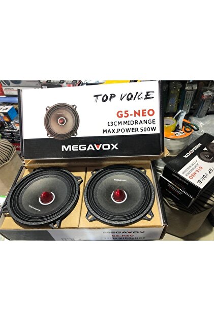 Megavox G5 Neo Seri 13 Cm Mıdrange 500 Vat Her Türlü Anfiye