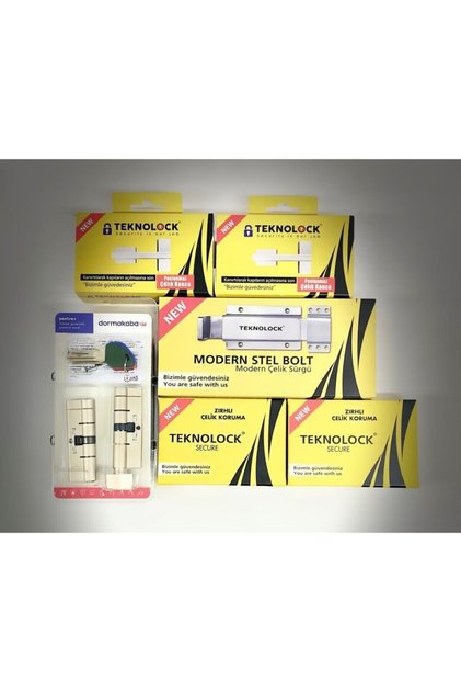 HIRSIZIN AÇAMADIĞI TEKNOLOCK STANDART MODELLI FULL GÜVENLİK SETİ SETİ