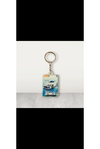 Hotwheels Supra Keychain