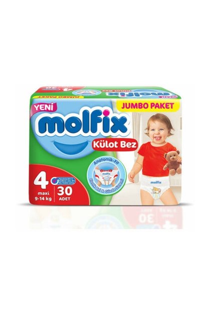 4 Beden Maxi Külot Bez 30 Adet