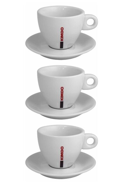 Cappuccino Cup + Plate 180 Cc (Set of 3)