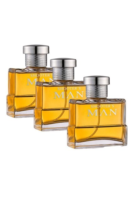 Shooter's Man Edp 100 ml ELİTKOZMETİK-00999 Erkek Parfümü 3 Adet
