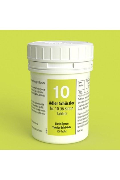 Adler Schüssler No.10 - D6 Biotin Tablet