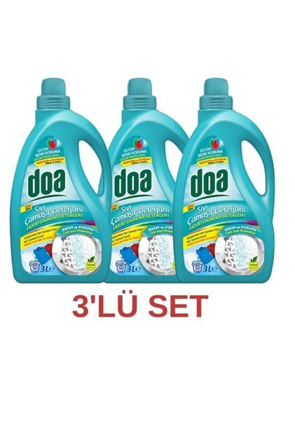 Sıvı Çamaşır Deterjanı Renkliler Ve Beyazlar /2700ml. 3'lü Set