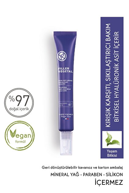 美容液 RAJAS Ion Channel Jell 145g Yves Rocher Dolgunlaştırıcı Bitkisel Hyaluronik Bakım Filler