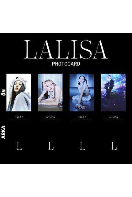 Kpop Dünyasi Blackpınk Lısa '' Lalisa '' Albüm Photocard Set