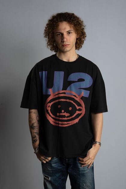 【OVY】 UNDONE Photo T-shirts Overdrive ''u2'' Vintage Oversize T-shirt - Fiyatı, Yorumları