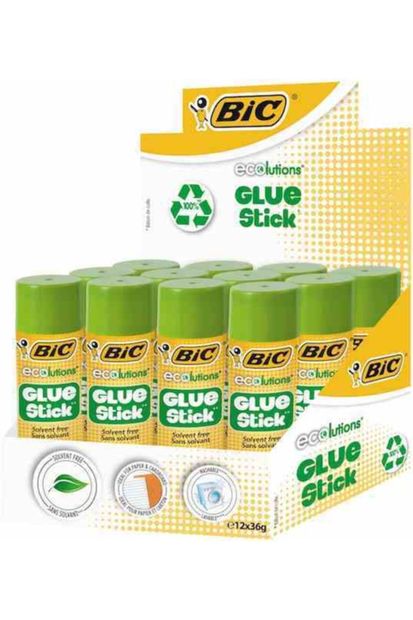 Bic Eco Glue Stick Yapıştırıcı 36 gr 12'li - 1
