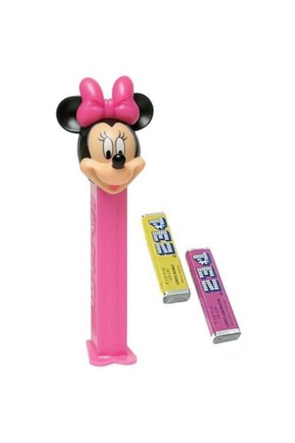 Pez Dispenser Şeker Adam - Disney Minnie Mouse 1 Adet Oyuncak + 3