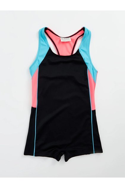 LCW Kids Color Blocked Girl's Swimsuit