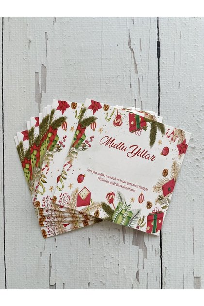 New Year's Bracelet / Note / Thank You Card 9.5-10 Cm. Happy Birthday Gift Packaged Model - 30 Pieces