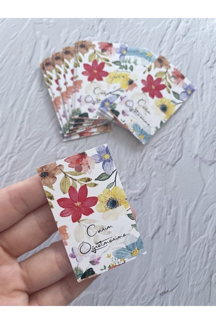 Perforated Label with To My Dear Teacher / Teachers' Day Themed Card / 6-4 Cm. - 50 Pieces