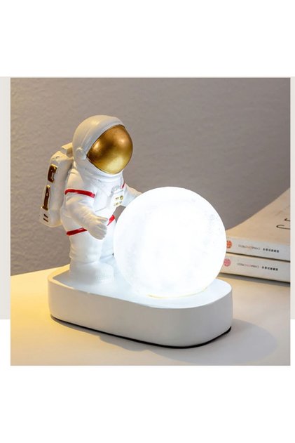 Dekoratif Astronot Ay Işığı Gece Lambası