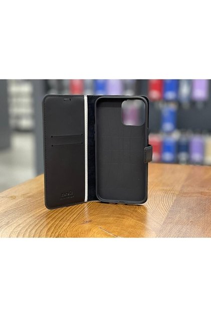 S19 Max Pro Kapaklı Kılıf Cüzdanlı Standlı (delux)-siyah