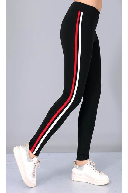 Women's Sports Leggings - Side Stripe Detail