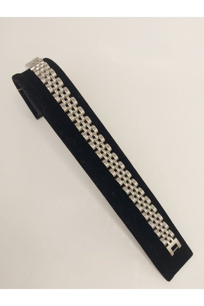 Erkek Rolex Kordon Model Gümüş Rengi 316L Kararmaz Çelik Bileklik