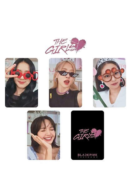 K-POP・アジア BLACKPINK Kpop Dünyasi BLACKPINK '' The Girls '' Photocard Set - Fiyatı