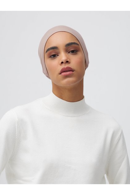 Tied Flat Cap | Color: Sphinx | Underscarf