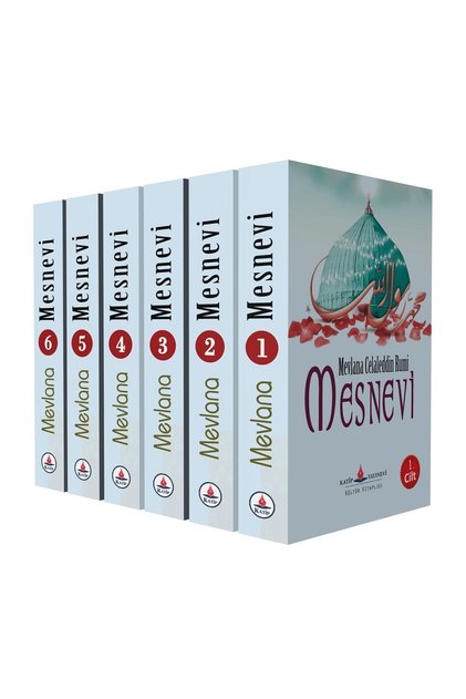 Mesnevi ( Tam Metin - 6 Cilt Takim Olarak 1.500 Sayfa )