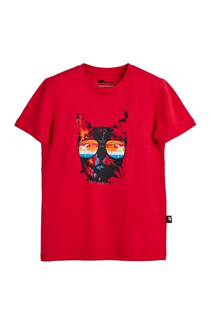 Manx Red Printed Children's T-Shirt