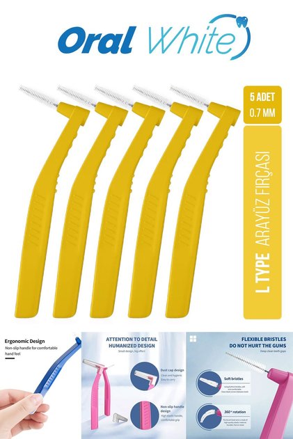 Interface Brush Yellow 0.7 Mm Cleaning Pro 5 Pieces