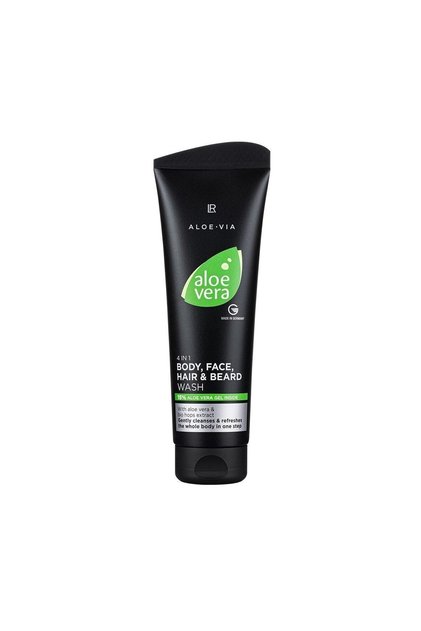 Aloe Vera 4-in-1 Hair and Body Shampoo & Face and Beard Washing Gel 250ml