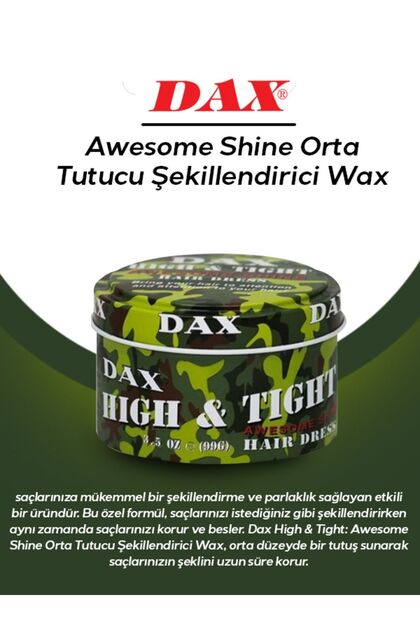 Dax High & Tight: Awesome Shine 99 Gr - Orta Tutucu Şekillendirici