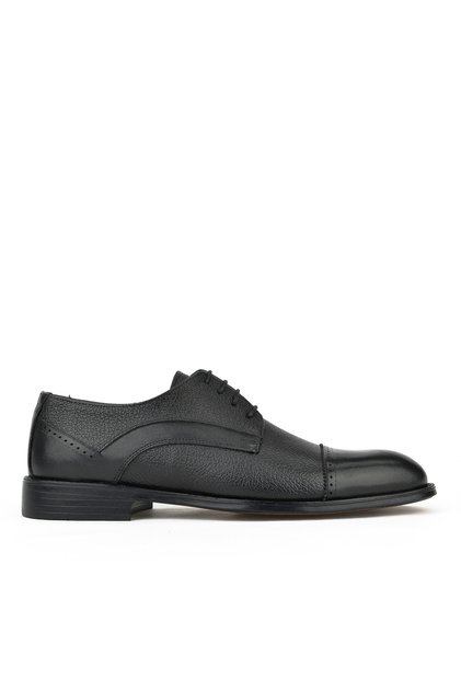, Men's Genuine Leather Classic Shoes 14148Z801 Black