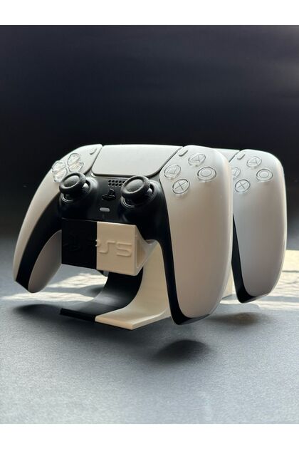 Ps5 Uyumlu 2'li Dualsense Kol Standı Joystick Tutucu Siyah Beyaz