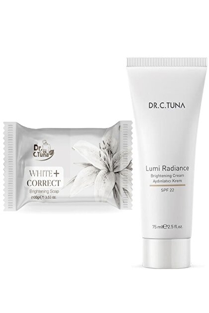 Farmasi Dr. C. Tuna Yüz Beyazlatıcı Aydınlatıcı Krem + Sabun Set