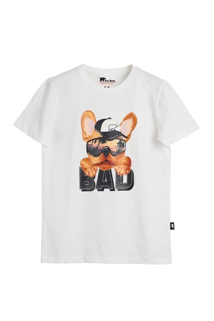 Spark White Printed Kids T-Shirt