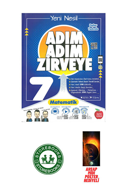 Newton Yayınları 7.Sınıf Adım Adım Zirveye Matematik Soru Bankası