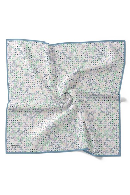 Cotton Geometric Pattern Sport Scarf