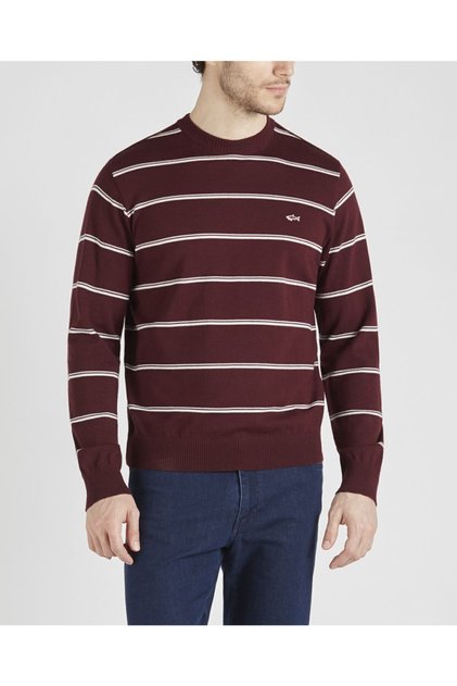 Men's Knıtted Roundneck C.w. Wool