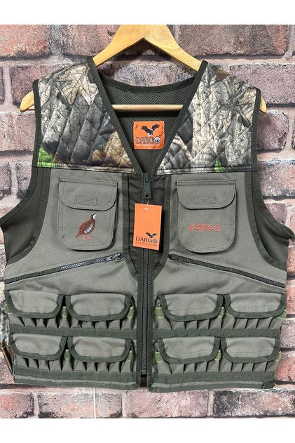 Meşe Cordura XXL Beden Haki Avcı Yeleği