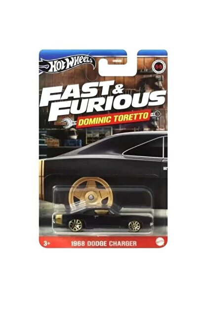 ミニカー Hot Wheels '68 Dodge Charger 1:18 HOT WHEELS Fast And Furious Dominic Toretto 1968 Dodge Charger