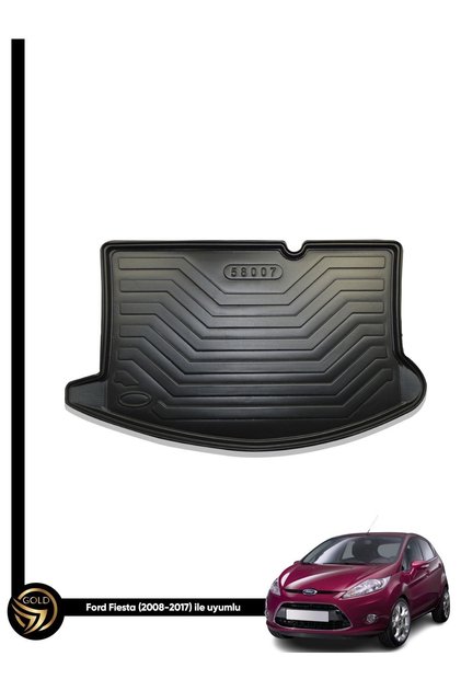 Ford Fiesta 2009-2017 3D Birebir Uyumlu Bagaj Havuzu Frj