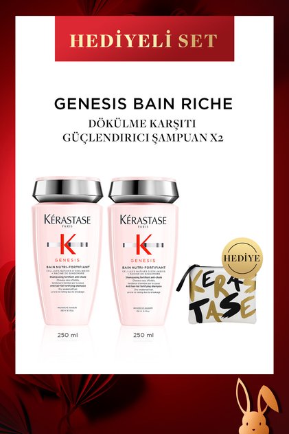 Genesis Bain Nutri-fortifiant Anti-Hair Loss Shampoo X2