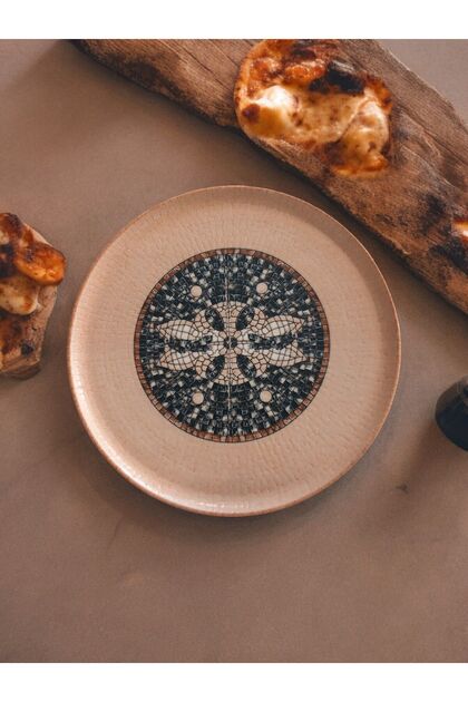 Bonna Mezopotamya Mozaik Desen Pizza Tabağı 32cm