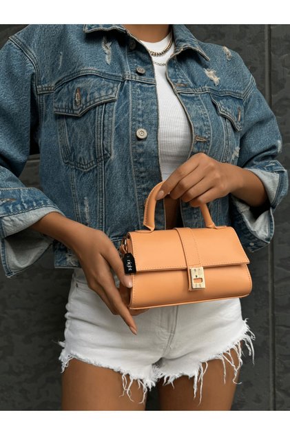 Paula Model Peach Women's Hand and Shoulder Bag